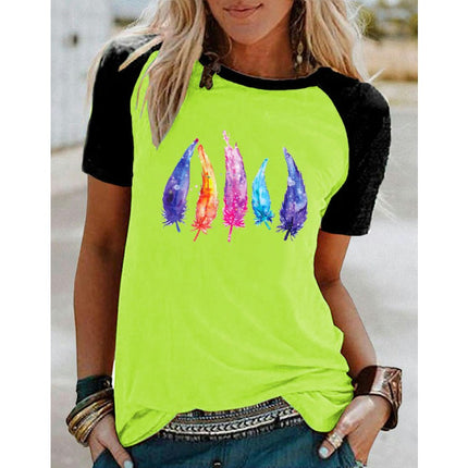 T Shirts for Women Summer Short Sleeve Crewneck Casual Graphic Tees Tops