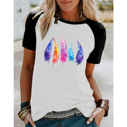 T Shirts for Women Summer Short Sleeve Crewneck Casual Graphic Tees Tops