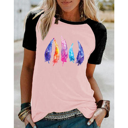 T Shirts for Women Summer Short Sleeve Crewneck Casual Graphic Tees Tops