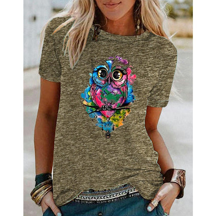 Women Graphic Tees Short Sleeve Summer Tops Funny Printed Casual T Shirts