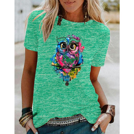 Women Graphic Tees Short Sleeve Summer Tops Funny Printed Casual T Shirts