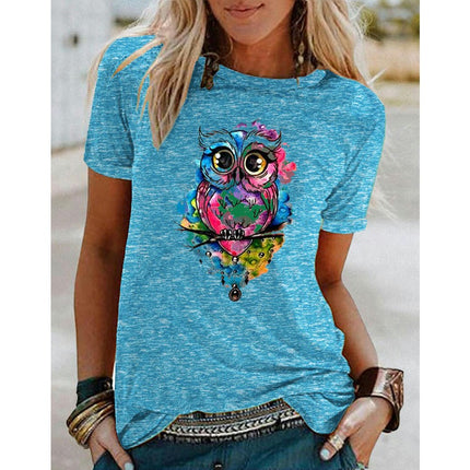 Women Graphic Tees Short Sleeve Summer Tops Funny Printed Casual T Shirts