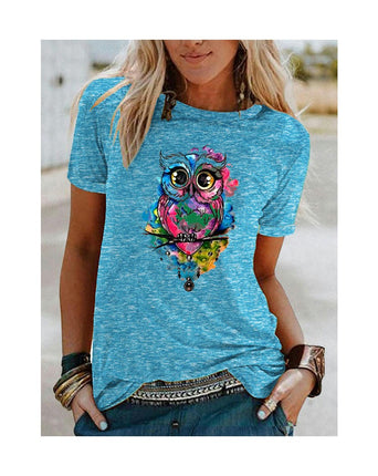 Women Graphic Tees Short Sleeve Summer Tops Funny Printed Casual T Shirts