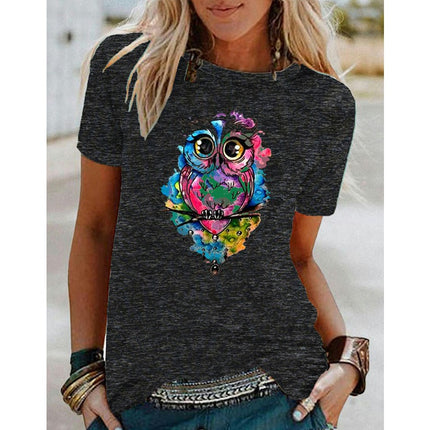 Women Graphic Tees Short Sleeve Summer Tops Funny Printed Casual T Shirts