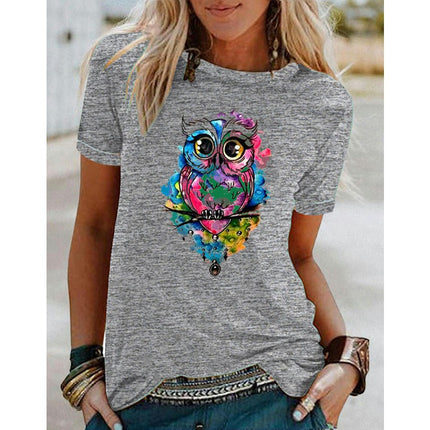 Women Graphic Tees Short Sleeve Summer Tops Funny Printed Casual T Shirts