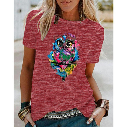 Women Graphic Tees Short Sleeve Summer Tops Funny Printed Casual T Shirts