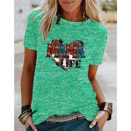 Graphic Tees for Women Short Sleeve Summer Tops Funny Printed Casual T Shirts