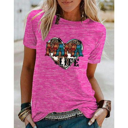 Graphic Tees for Women Short Sleeve Summer Tops Funny Printed Casual T Shirts