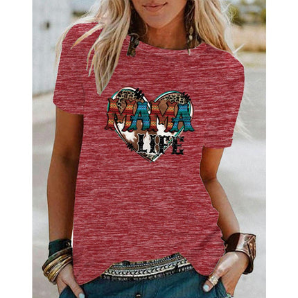 Graphic Tees for Women Short Sleeve Summer Tops Funny Printed Casual T Shirts