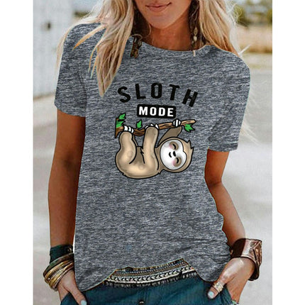 Women Casual Funny Graphic T Shirt Short Sleeve Crewneck Printed Tee Summer Tops