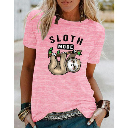 Women Casual Funny Graphic T Shirt Short Sleeve Crewneck Printed Tee Summer Tops