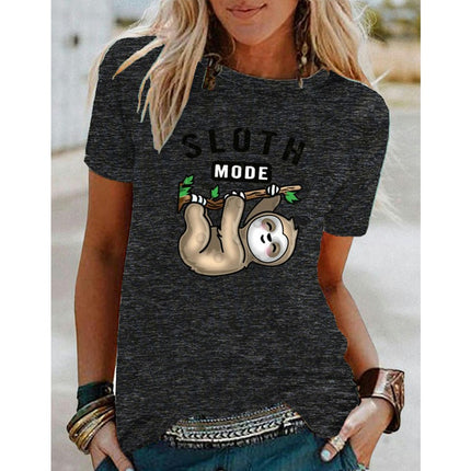 Women Casual Funny Graphic T Shirt Short Sleeve Crewneck Printed Tee Summer Tops