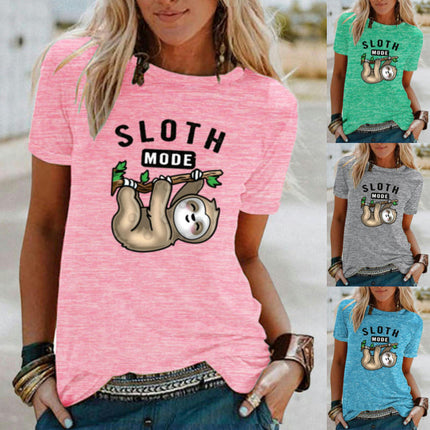 Women Casual Funny Graphic T Shirt Short Sleeve Crewneck Printed Tee Summer Tops