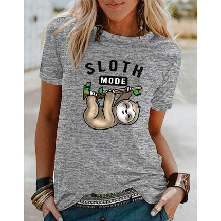 Women Casual Funny Graphic T Shirt Short Sleeve Crewneck Printed Tee Summer Tops