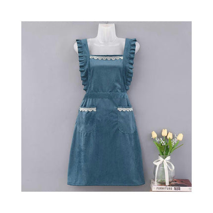 Cute Fashion Women's Kitchen Apron with Pockets, Perfect for Mother's Day Gift