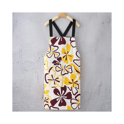 Kitchen Aprons for Women with Pockets, Cooking Aprons for Women, Floral Canvas Aprons for Women