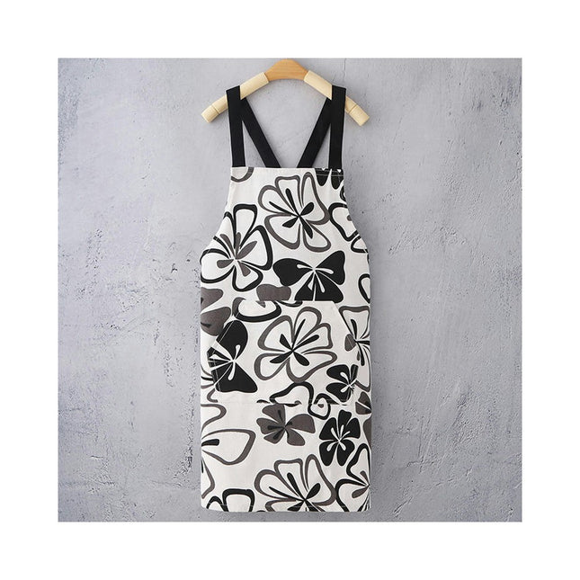 Kitchen Aprons for Women with Pockets, Cooking Aprons for Women, Floral Canvas Aprons for Women