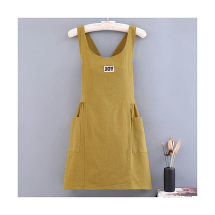 Adjustable Apron Kitchen Cooking Apron for Women Girls at Home Work with Pockets