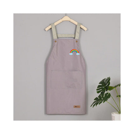 Kitchen Polyester Aprons Waterdrop Resistant Aprons for Cafe Shop Baking Cooking Apron