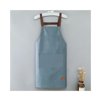 Polyester Aprons Waterdrop Resistant Aprons for Kitchen Cafe Shop Baking Cooking Apron