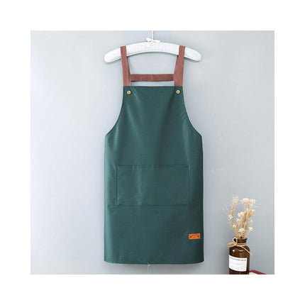 Polyester Aprons Waterdrop Resistant Aprons for Kitchen Cafe Shop Baking Cooking Apron