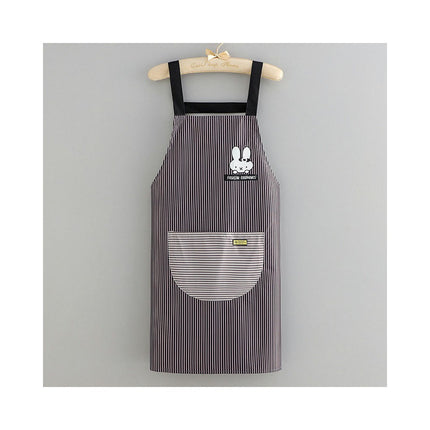 Apron for Women with Pockets,  Kitchen Striped Apron, Perfect for Cafe Shop Baking Gardening Cooking