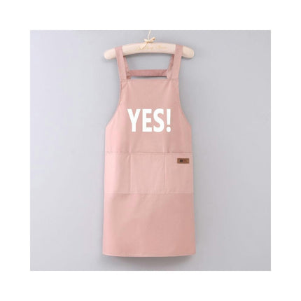 Women's Baking Apron - With 3 Pockets Suitable for Milk Tea Shop Cafe Gardening Work Apron