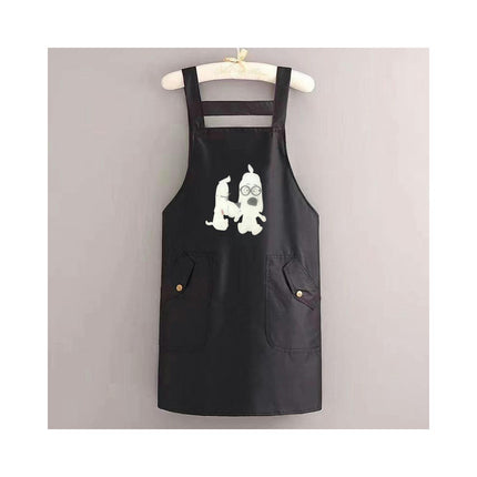 Apron for Women with Double Pockets, Kitchen Apron, Perfect for Cafe Shop Baking Gardening Cooking