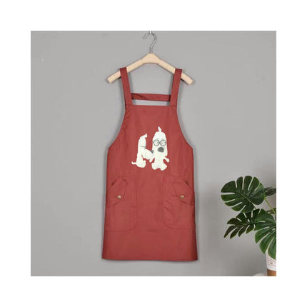 Apron for Women with Double Pockets, Kitchen Apron, Perfect for Cafe Shop Baking Gardening Cooking