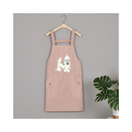 Apron for Women with Double Pockets, Kitchen Apron, Perfect for Cafe Shop Baking Gardening Cooking