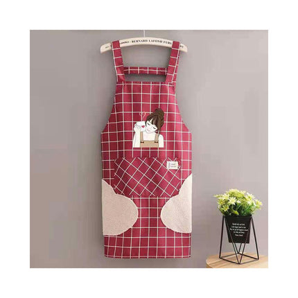 Mesh Apron H-type Waterproof Bib Apron - Wipeable Hand Cafe Home Kitchen Apron