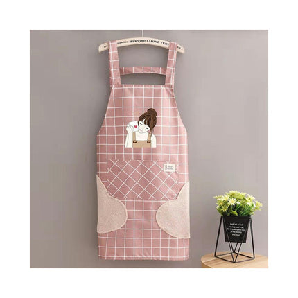 Mesh Apron H-type Waterproof Bib Apron - Wipeable Hand Cafe Home Kitchen Apron