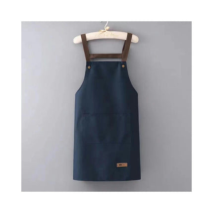 Household Aprons Men's and Women's Suspender Aprons Catering Shop Work Clothes Kitchen Cooking Aprons