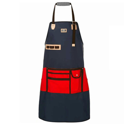 Oxford Cloth Apron - Ditchen Restaurant Coffee Shop Garden Barber Work Clothes Apron