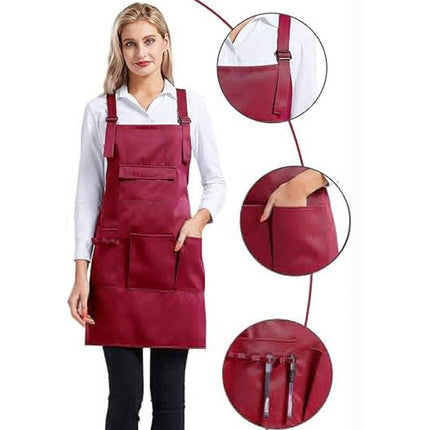 Barber Apron Waterproof Modern Simple Painting Work Clothes Kitchen Home Apron