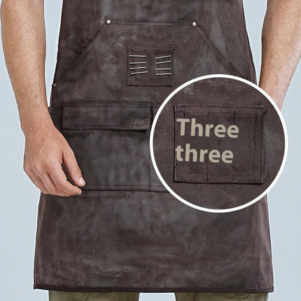 Apron-Woodworking Electrician Gardening Work Clothes Apron with Multiple Pockets