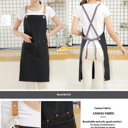 Apron for Women with Pockets,  Kitchen Apron, Perfect for Cafe Shop Baking Gardening Cooking