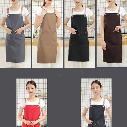 Apron for Women with Pockets,  Kitchen Apron, Perfect for Cafe Shop Baking Gardening Cooking