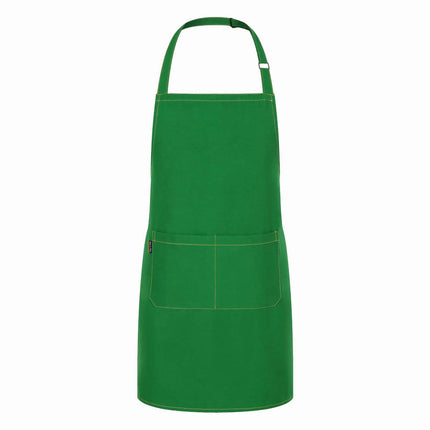 Plain Bib Aprons with Pockets-Unisex Apron for Restaurant Kitchen Cooking BBQ Painting