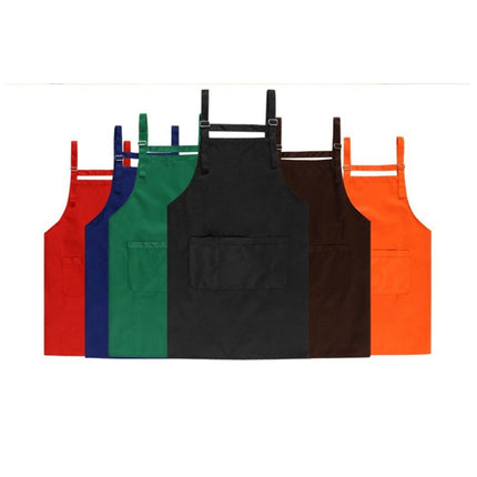 Waterproof Polyester Cotton Apron-Unisex Apron for Restaurant Kitchen Cooking Tea Shop Coffee