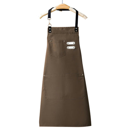 Kitchen Apron-Adjustable Neck and Waistband Apron for Baking Cooking Gardening