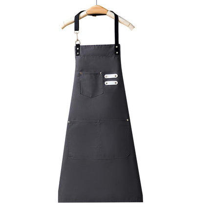 Kitchen Apron-Adjustable Neck and Waistband Apron for Baking Cooking Gardening