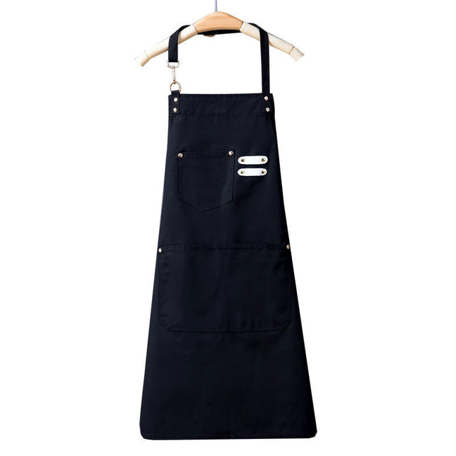 Kitchen Apron-Adjustable Neck and Waistband Apron for Baking Cooking Gardening