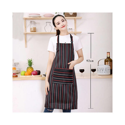 Stain-proof Apron with Pockets - Adjustable Cooking Kitchen Apron for Baking Home Cleaning