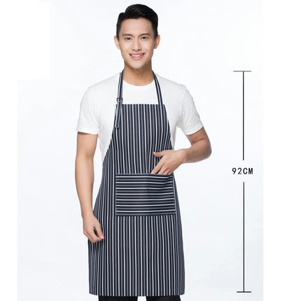 Stain-proof Apron with Pockets - Adjustable Cooking Kitchen Apron for Baking Home Cleaning