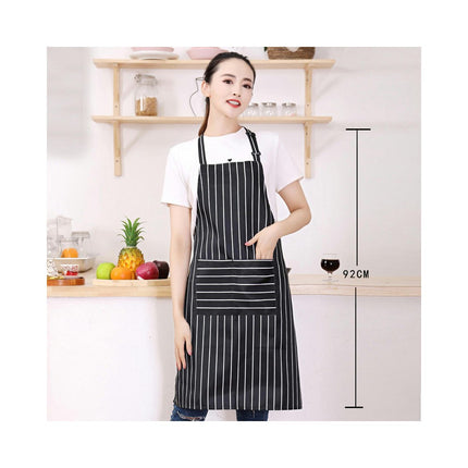 Stain-proof Apron with Pockets - Adjustable Cooking Kitchen Apron for Baking Home Cleaning