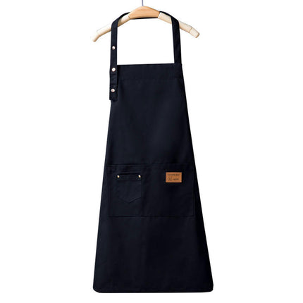 Aprons for Women Men BBQ Chef Cooking Water Drop Resistant Canvas Adjustable Kitchen Apron with Pockets