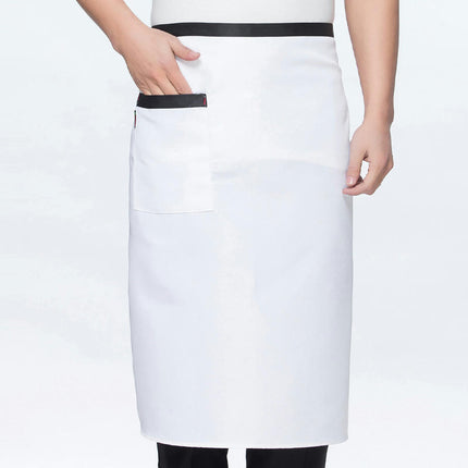 Unisex BBQ Bistro Waiter Cooking Half Apron with Pockets Waterproof and Stain-Resistant Waist