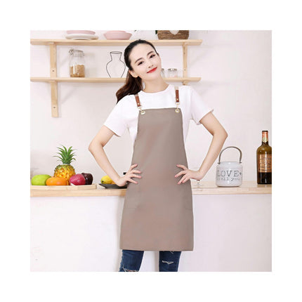 Bib Apron Adult Women Unisex with Cross Straps for Cooking Baking Kitchen Restaurant