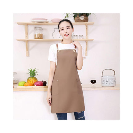 Bib Apron Adult Women Unisex with Cross Straps for Cooking Baking Kitchen Restaurant